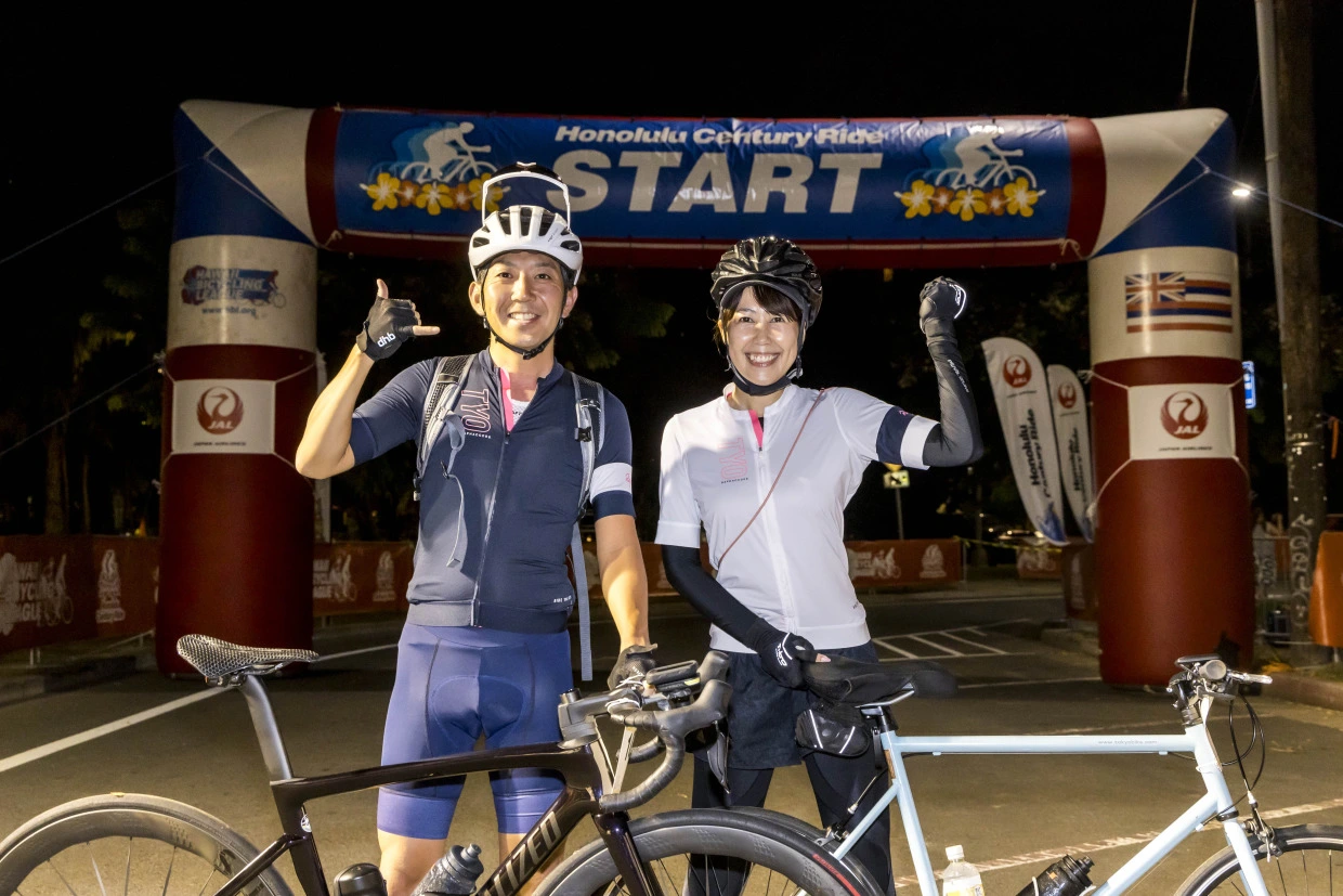 ホノルルセンチュリーライド2024 ライダーインタビュー企画ハワイで