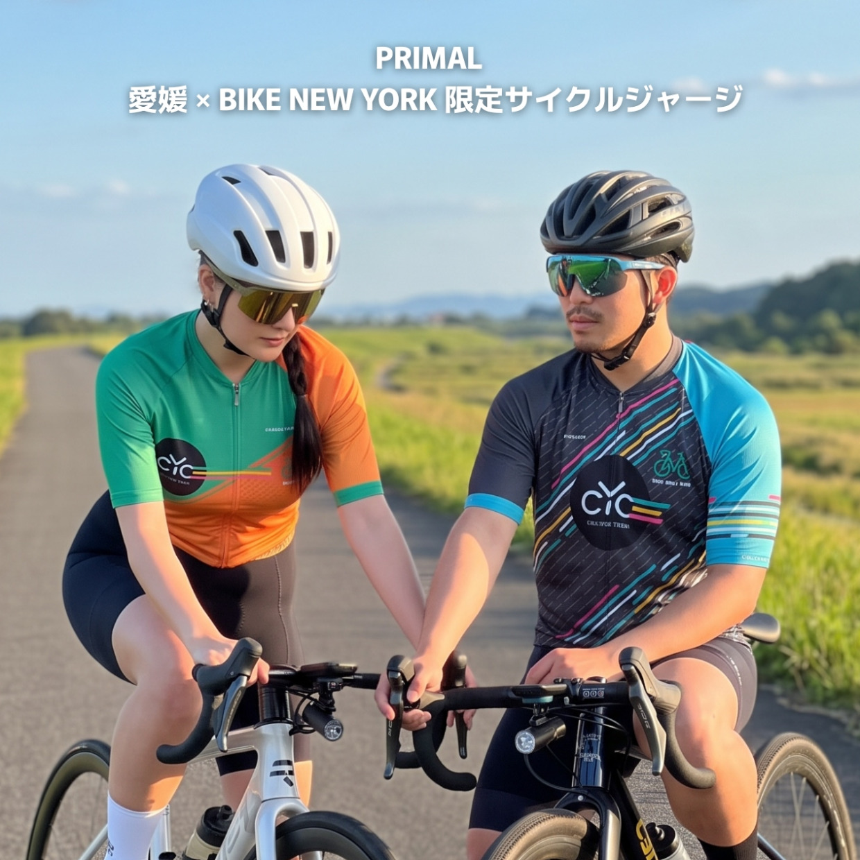 愛媛×BIKE NEW YORKをつなぐコラボジャージを発売 - Global Ride